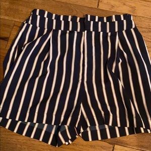 Forever 21 High Waist Striped Shorts